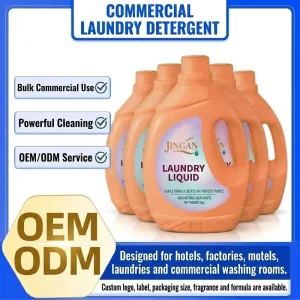 Bulk Concentrated Liquid Laundry Detergent OEM ODM Manufacturer Powerful Stain Removal for Hotel Commercial Laundry Factory