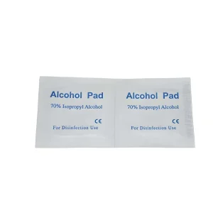 Bulk Disposable Alcohol Prep Pads 75% Ethanol Sterile Nonwoven Wipes Individually Wrapped Foil Pouch Made in China