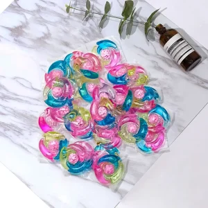 Bulk Factory Price Stain Removal 4 in 1 Laundry Detergent Pods With Fabric Softener Laundry Detergent Washing Capsules Soap Pods