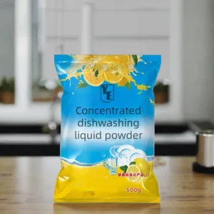 Bulk Packaging Concentrated Dishwashing Liquid Powder for Restaurant Kitchen Use in Large Barrels