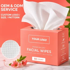 Bulk Soft Disposable Towel for Face Cleansing Skin Care Makeup Removal Hotel Spa Salon Private Label Disposable Face Towel