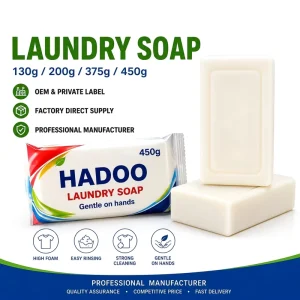 Bulk Solid Laundry Soap Bar 130g 200g 375g 450g White 3 Year Shelf Life Factory Supply for Africa Market