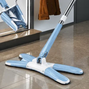 Butterfly Magic Mop With Removable Washable Pad for Home Cleaning Efficient for Kitchen Bedroom Living Room