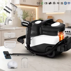 CB CE Household Professional Handheld Wet and Dry Sofa Spot Vacuum Cleaner Plastic Carpet Cleaning Machine With Steam Cleaning