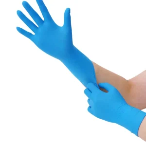 CE Approved Stock Powder-Free Non-Sterile Nitrile Disposable Gloves for Food and Medical Examination