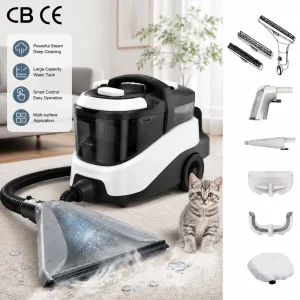 CE CB Multi Surface Portable Spot Cleaner Wet Dry Vacuum Function Steam Carpet Cleaner for Home Car Upholstery Cleaning