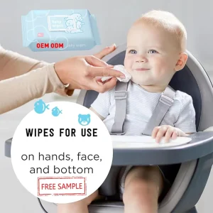 CE Certified 100% Bamboo Baby Wipes Ultra Soft Biodegradable Wet Wipes for Sensitive Skin OEM ODM Eco Friendly Cleaning