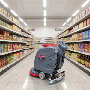 CE Commercial Industrial Walk-Behind Floor Scrubber