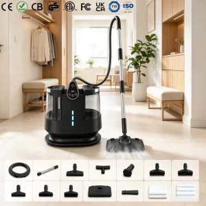 CE Factory Steam Mop Fabric Carpet Cleaning Vaccum Cleaner Wer and Dry Spot Limpiadores a vapor Steam Cleaner Machine
