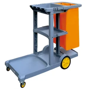 CHAOBAO D 10C High Quality Cleaning Service Trolley 3 Layers PP Janitorial Supplies With Wheels for Hotel Cleaning