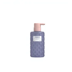 CHEICO 3 400ml PET Cylindrical Plastic Bottle Hand Sanitizer Press Pump Lotion Shampoo Shower Gel Silk Screen Printed Cosmetic