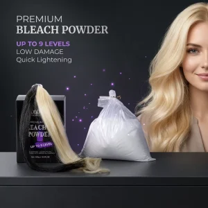 COLORHUE Lift up to 9 Levels Hair Bleach Powder Dust Free 500g for Blond Hair Ammonia Free & Dust Free Salon Use