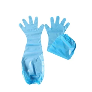 CPE Clear Disposable Household Gloves Medium Eco-Friendly Hybrid Waterproof PE Glove Convenient Protective Food Cleaning