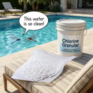 CY0731K 90 Pool Granular, 5-8 Mesh, 50 lb, Pure White