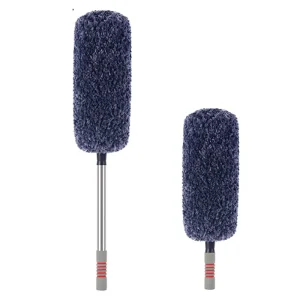 Car Dust Brush Household Feather Duster Cleaning Broom with Extendable Handle for SUV and RV
