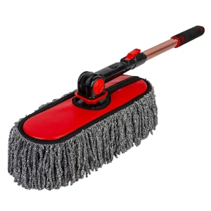 Car Duster Wax Treated with Extendable Telescoping Handle Scratch Free Dust Brush to Remove Pollen and Dust