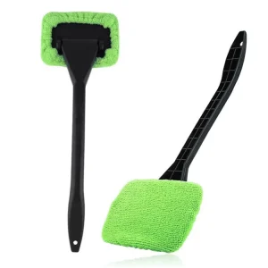 Car Front Windshield Defogging and Window Cleaning Brush Dust and Fingerprint Remover Squeegee for Cleaning Car Care Gadget