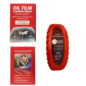 Car Glass Oil Film Cleaning Brush for Windshields, Side Windows, and Mirrors