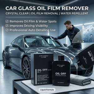 Car Glass Oil Film Remover Liquid Windshield Cleaner Spray Anti-Rain Water Spot Removal