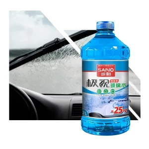 Car Glass Window Scraper with Spray and Oil Film Cleaner