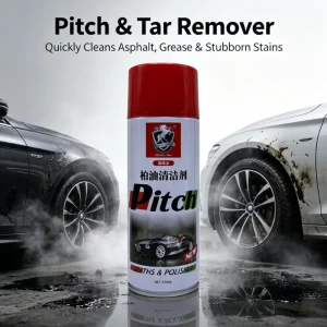 Car Pitch Tar Remover Cleaner Dissolve Asphalt Glue & Oil Stains Non drying Formula Safe Vehicle Paint Surface