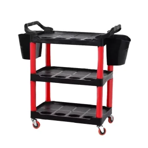 Car Repair Tool Storage Rack Trolley Car Beauty Shop Wash Plastic Tool Cart