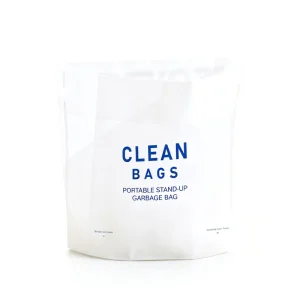 Car Trash Bags Stand Up Self Standing Adhesive Cleaning Bags Thickened PE Material Household Use Customized