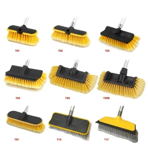 Car Wash Brush Cleaner Head Long Soft Hair Plastic Telescopic Durable Accessories Unlimited Model Cleaning