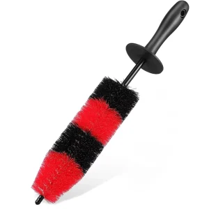 Car Wheel and Bicycle Tire Cleaning Brush with Soft Bristles