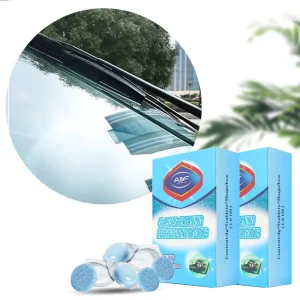 Car Windshield Cleaner Effervescent Tablets, Disposable, Fast-Drying, Glass Water, Dust and Soot Remover