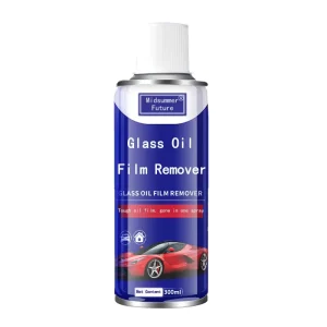Car Windshield Glass Oil Film Remover Foam Cleaner Strong Oil Stain Cleaning Foam Wiper Blade Rubber Strip Restorer