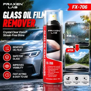 Car Windshield Oil Film Remover Glass Cleaner Spray for Auto Detailing