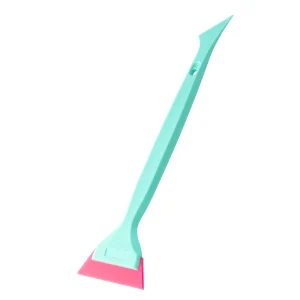 Car Wrapping Tool Dual Purpose Small Squeegee Long Plastic Handle Detail Scraper Window Tint Tools