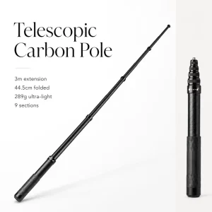 Carbon Fiber Pole 3m Extendable 44.5cm Folded 289g Lightweight 7 Section 9 Section Waterproof Telescopic Universal Selfie Stick