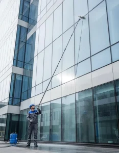 Carbon Fiber Telescopic Cleaning Pole for Window and Solar Panel Cleaning Lightweight High Reach Maintenance Tool