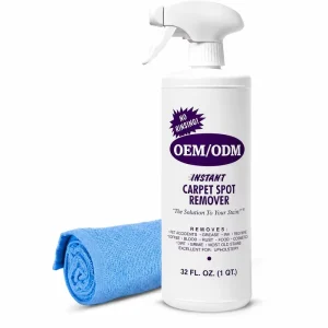 Carpet Spot Remover Stain Remover Spray 32oz Removes Pet Grease Red Wine Food Stains No Residue Low Odor OEM