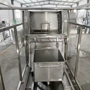 Cart Washing Machine Stainless Steel 200L Meat Trolley Washer MeatTrolley Cleaning Machines