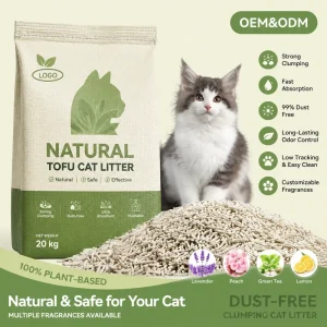 Cat Litter Sand Fast Delivery Highly Absorbent Flushable Eco Friendly Tofu Cat Litter for Pet Buyers