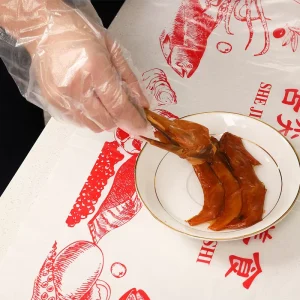 Catering Disposable Gloves for Takeaway Barbecue Lobster Thickened Plastic PE Gloves