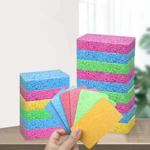 Cellulose Cleaning Sponge Heavy Duty Kitchen Dish Sponge Scrubber Non Scratch Scouring Scrub Pad Sponges Scouring Pads