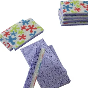 Cellulose Kitchen Dish Scrubber Sponge and Scouring Pad