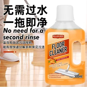 Ceramic Tile Floor Cleaning and Brightening Solution with Descaling Formula