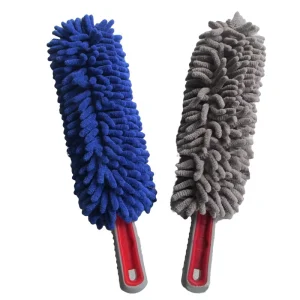 Chenille Car Wax and Dusting Brush