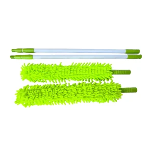 Chenille Duster with Extendable Pole Microfiber Dusting Tool for Home and Car Cleaning