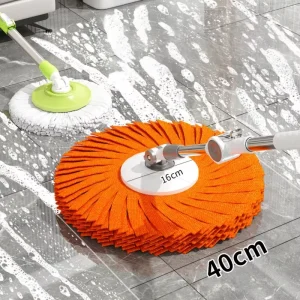 Chenille Microfiber Mop with Dense Strip Head for Kitchen, Bathroom, and Hallway Floors