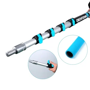 Chenille Telescopic Flexible Cleaning Pole Extendable Duster and Fan Tool Bendable Stretchable