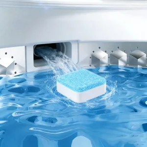 China Disposable Eco-friendly Powder Descaling Tablets High Foam Powerful Washing Machine Cleaner