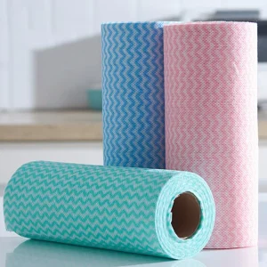 China Factory Eco friendly Kitchen Cleaning Towels Non Woven Disposable Dish Cloth