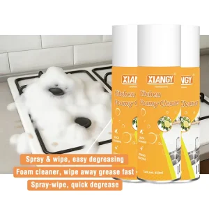 China Factory Supply Oven Cleaner Kitchen Foam Cleaner Oil Stain Cleaner Grease Spray Degreaser