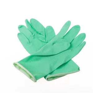 China Manufacturer Latex Gloves with Cotton Lining for Household Dishwashing